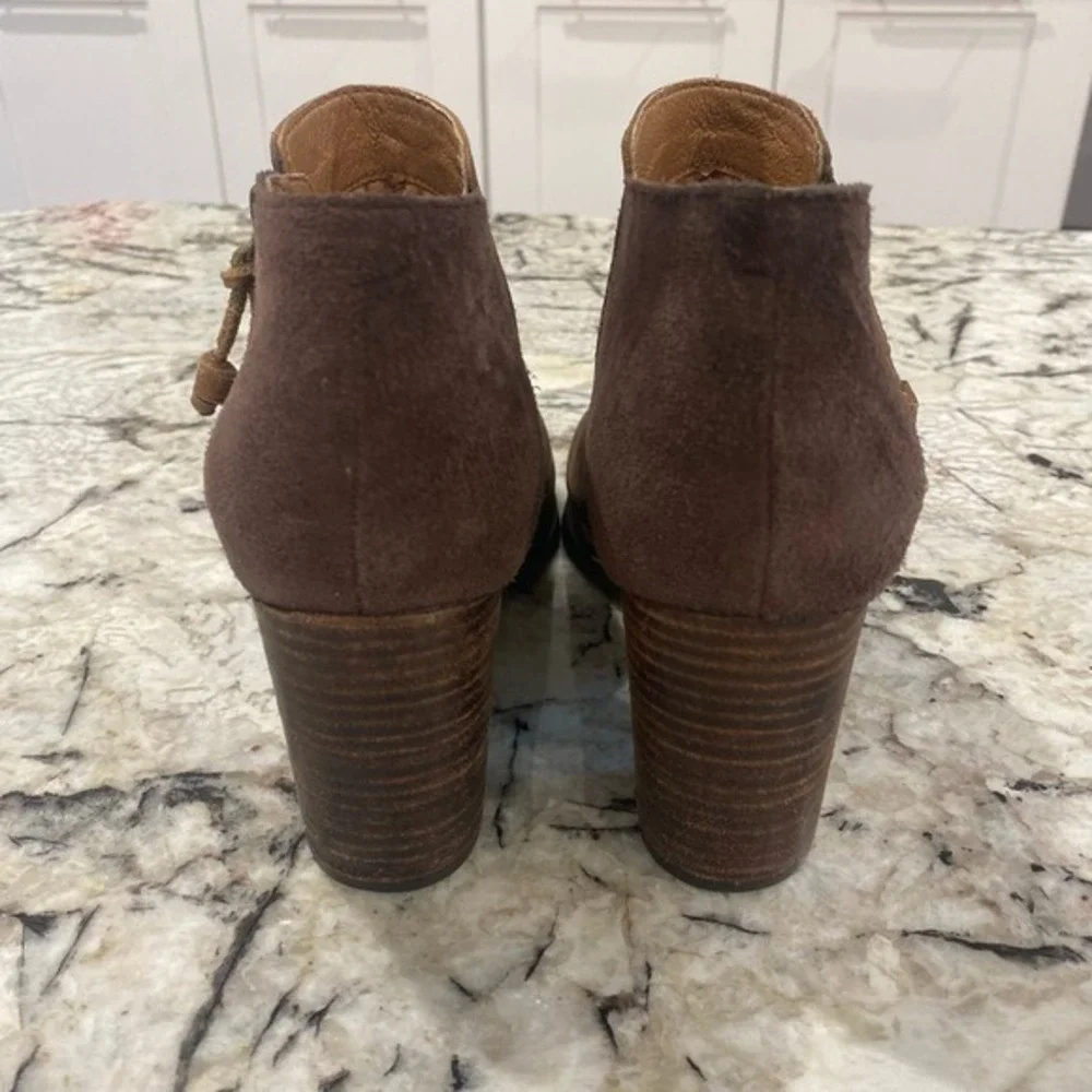 Sperry Dasher Lille Ankle Bootie Brown‎ Leather in Size 7.5